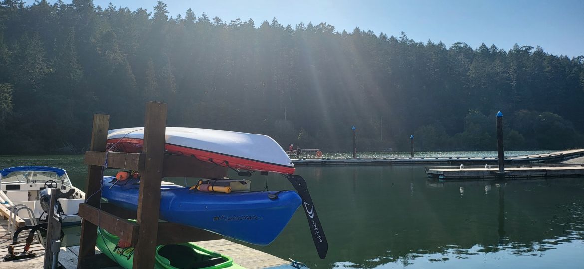 Sun Ray's over Kayaks