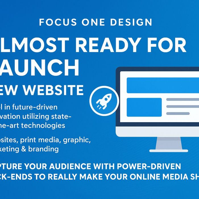 Almost Ready to Launch NEW Website